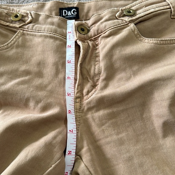 D&G Woman’s Classic Khaki Cuffed Pant - Picture 11 of 12